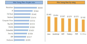 Thống kê lương Blockchain Developer