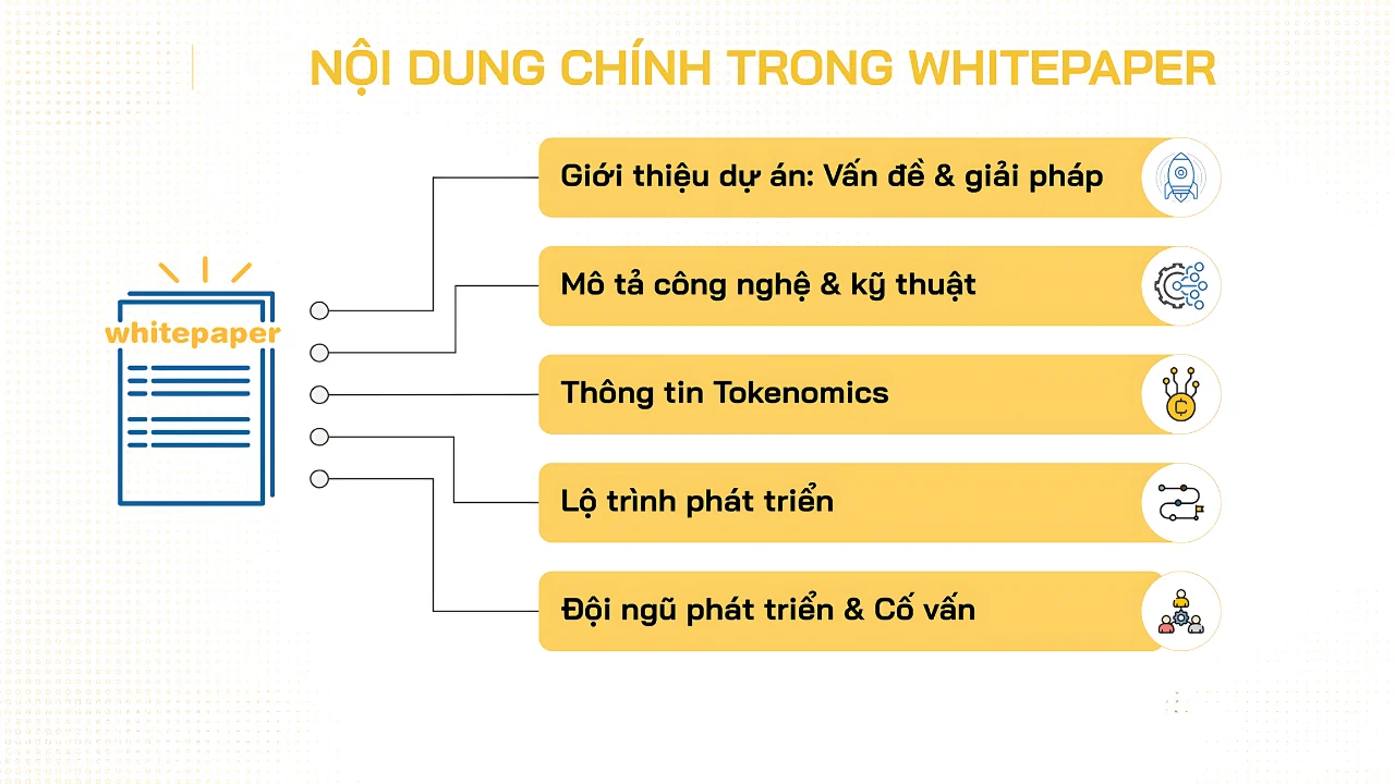 White Paper là gì? Tầm quan trọng Sách trắng trong Crypto 2 Nội dung của một White Paper